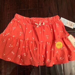 Cat & Jack cherry skort size 6/6x - new with tags!